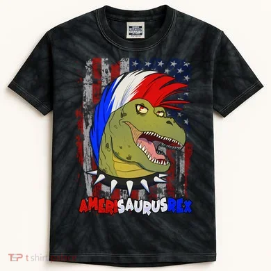 Amerisaurusrex Kids Tie-Dye T-Shirt