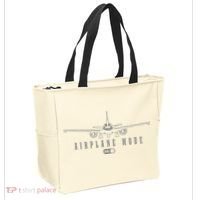 Airplane Mode Funny Pilot Aviation Tote Bag thumb 2