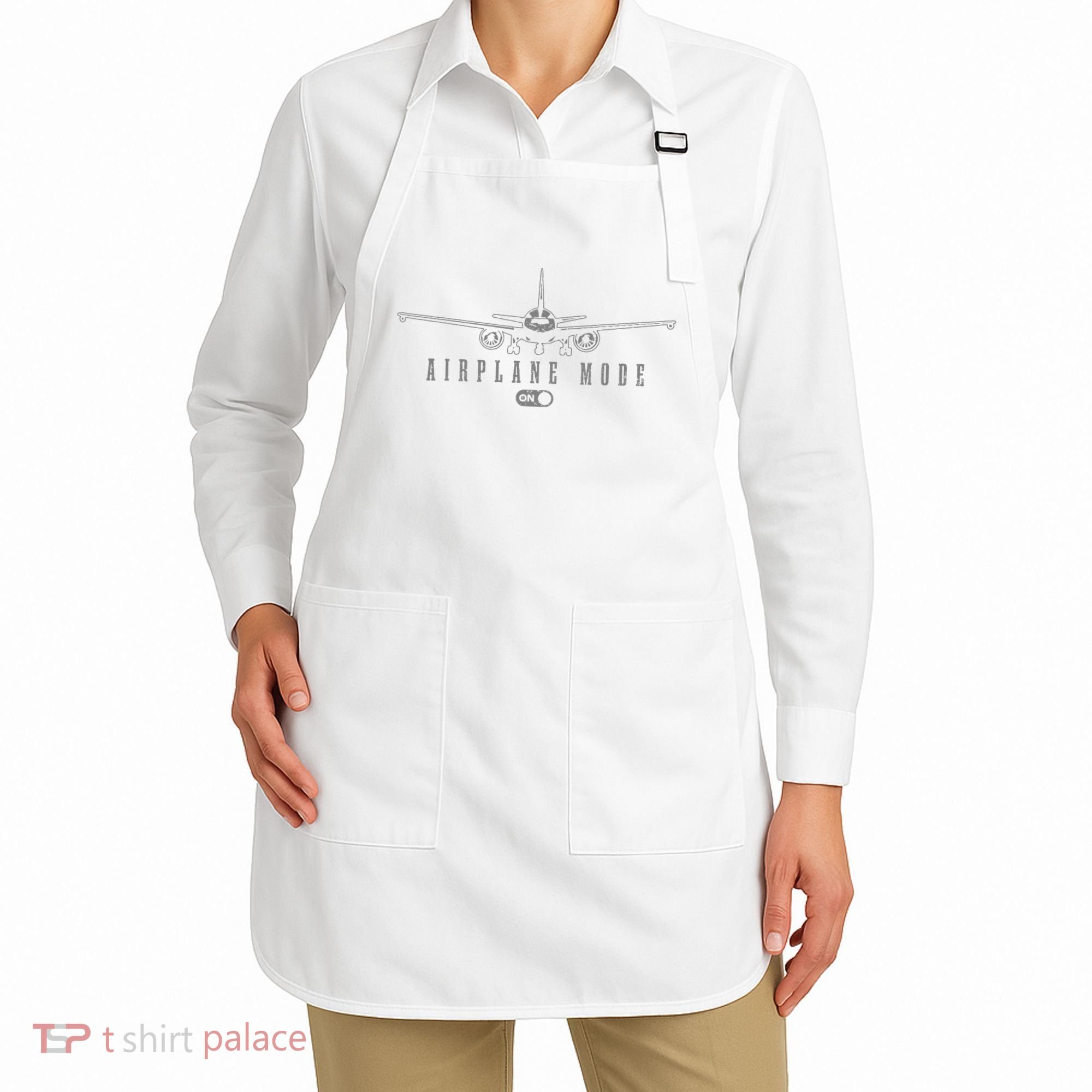 Airplane Mode Funny Pilot Aviation Apron