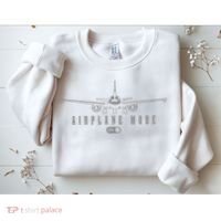Airplane Mode Funny Pilot Aviation Sweatshirt thumb 2