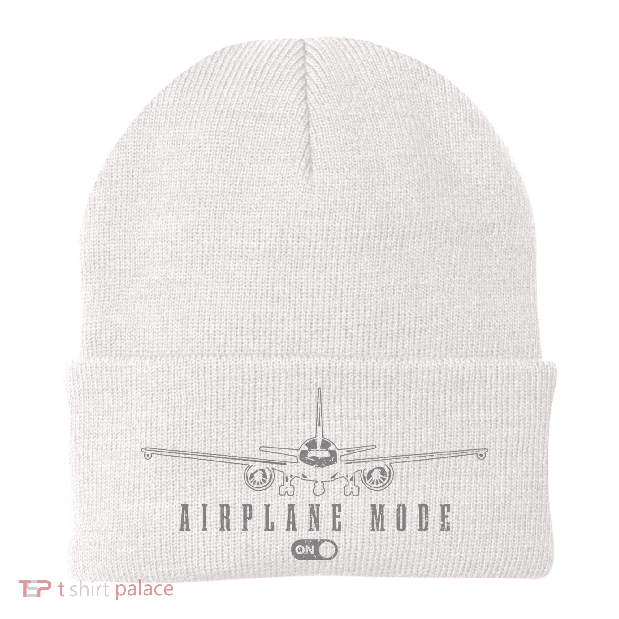 Airplane Mode Funny Pilot Aviation Beanie
