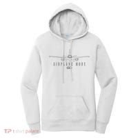 Airplane Mode Funny Pilot Aviation Women's Hoodie thumb 0