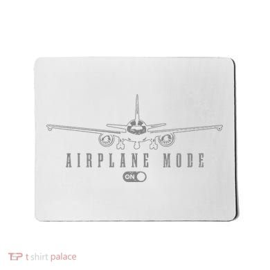 Airplane Mode Funny Pilot Aviation Mousepad