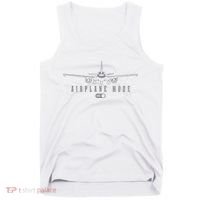 Airplane Mode Funny Pilot Aviation Tank Top thumb 0