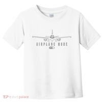Airplane Mode Funny Pilot Aviation Toddler T-Shirt thumb 0