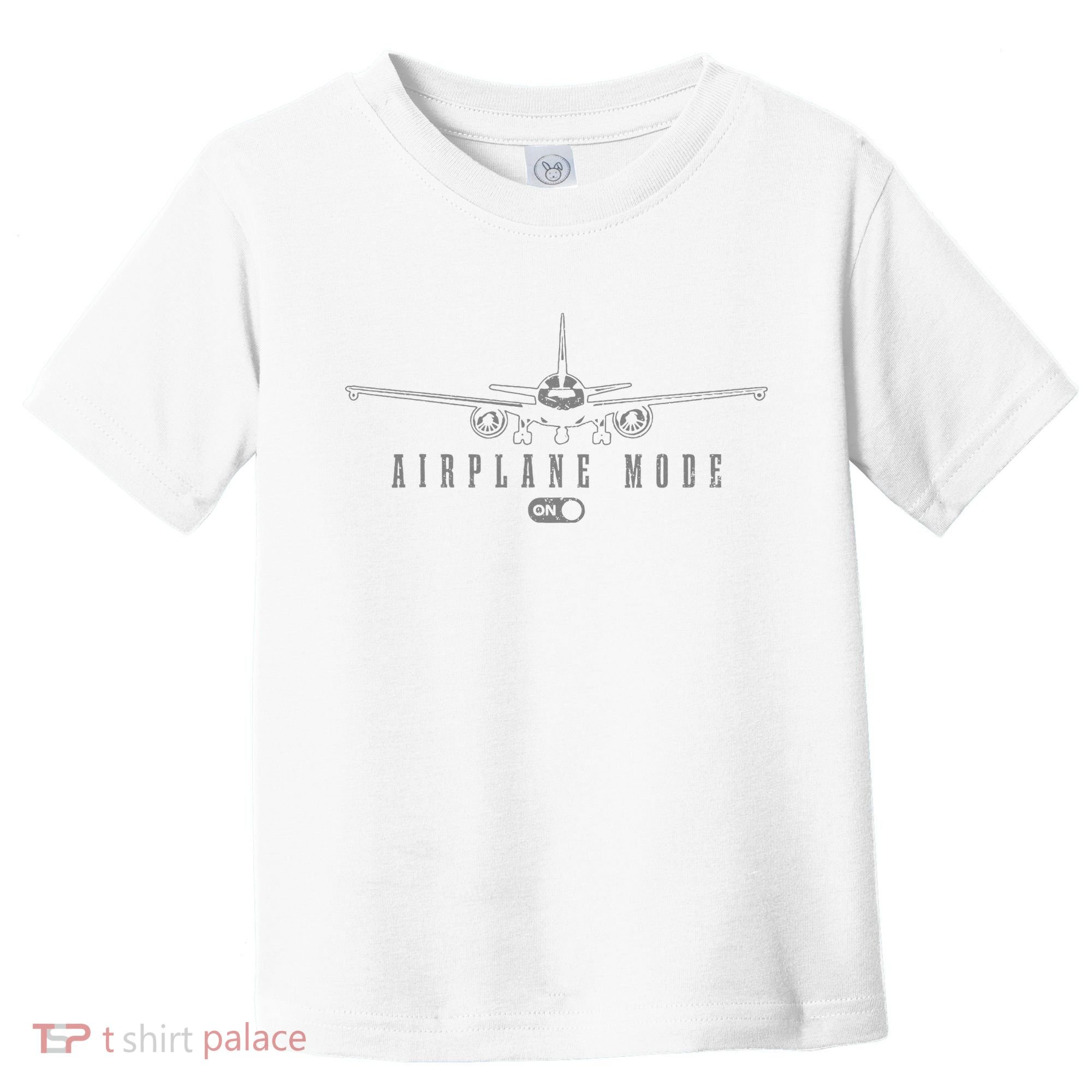 Airplane Mode Funny Pilot Aviation Toddler T-Shirt