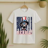 Abe Merica Flag Patriotic Abraham Lincoln 4th Of July Tank Top T-Shirt thumb 2