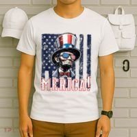 Abe Merica Flag Patriotic Abraham Lincoln 4th Of July Tank Top T-Shirt thumb 6