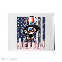 Abe Merica Flag Patriotic Abraham Lincoln 4th Of July Tank Top Mousepad thumb 0
