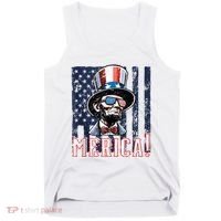 Abe Merica Flag Patriotic Abraham Lincoln 4th Of July Tank Top Tank Top thumb 0