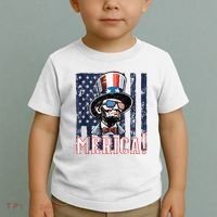 Abe Merica Flag Patriotic Abraham Lincoln 4th Of July Tank Top Toddler T-Shirt thumb 2
