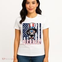 Abe Merica Flag Patriotic Abraham Lincoln 4th Of July Tank Top Women's T-Shirt thumb 4