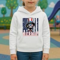 Abe Merica Flag Patriotic Abraham Lincoln 4th Of July Tank Top Kids Hoodie thumb 3