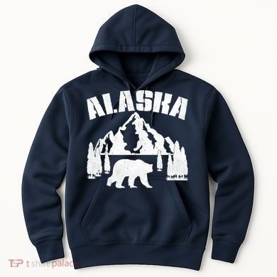 Alaska Mountains Forest Hunting Usa Hoodie