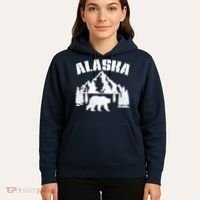 Alaska Mountains Forest Hunting Usa Hoodie thumb 5