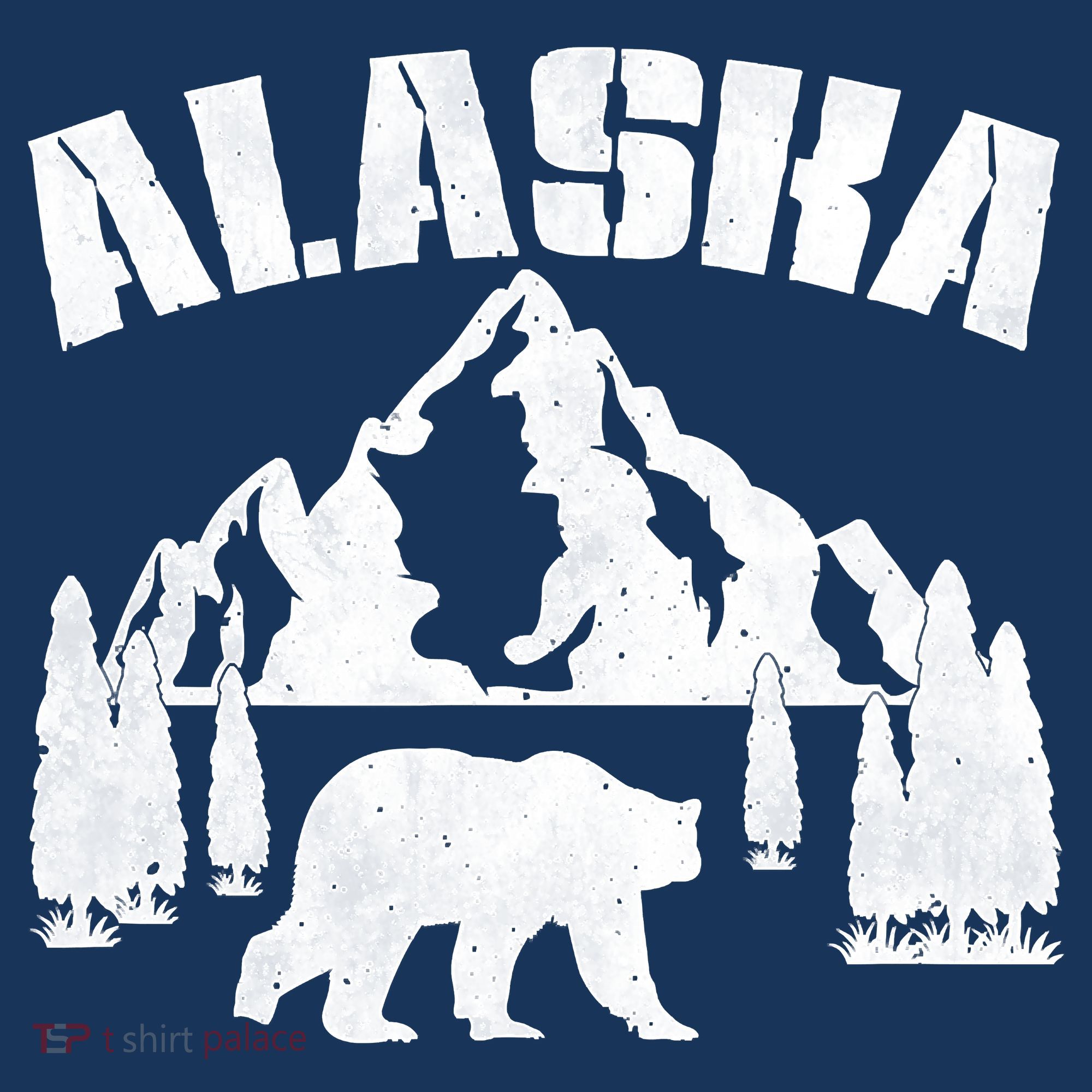 Alaska Mountains Forest Hunting Usa Hoodie