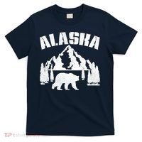 Alaska Mountains Forest Hunting Usa T-Shirt thumb 0