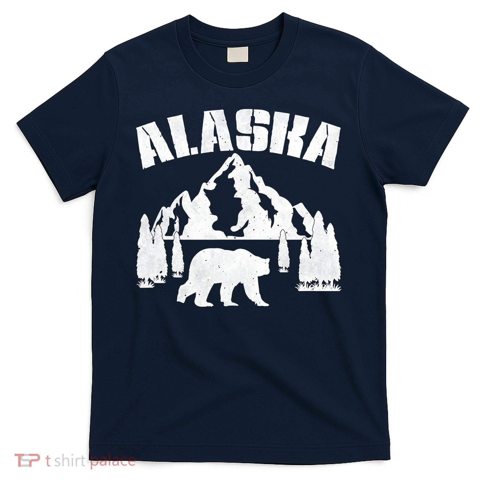 Alaska Mountains Forest Hunting Usa T-Shirt