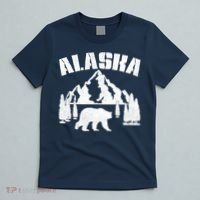 Alaska Mountains Forest Hunting Usa T-Shirt thumb 5