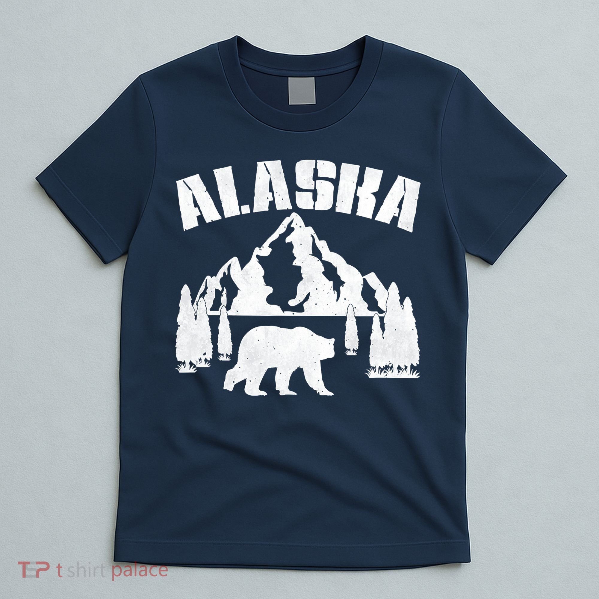 Alaska Mountains Forest Hunting Usa T-Shirt