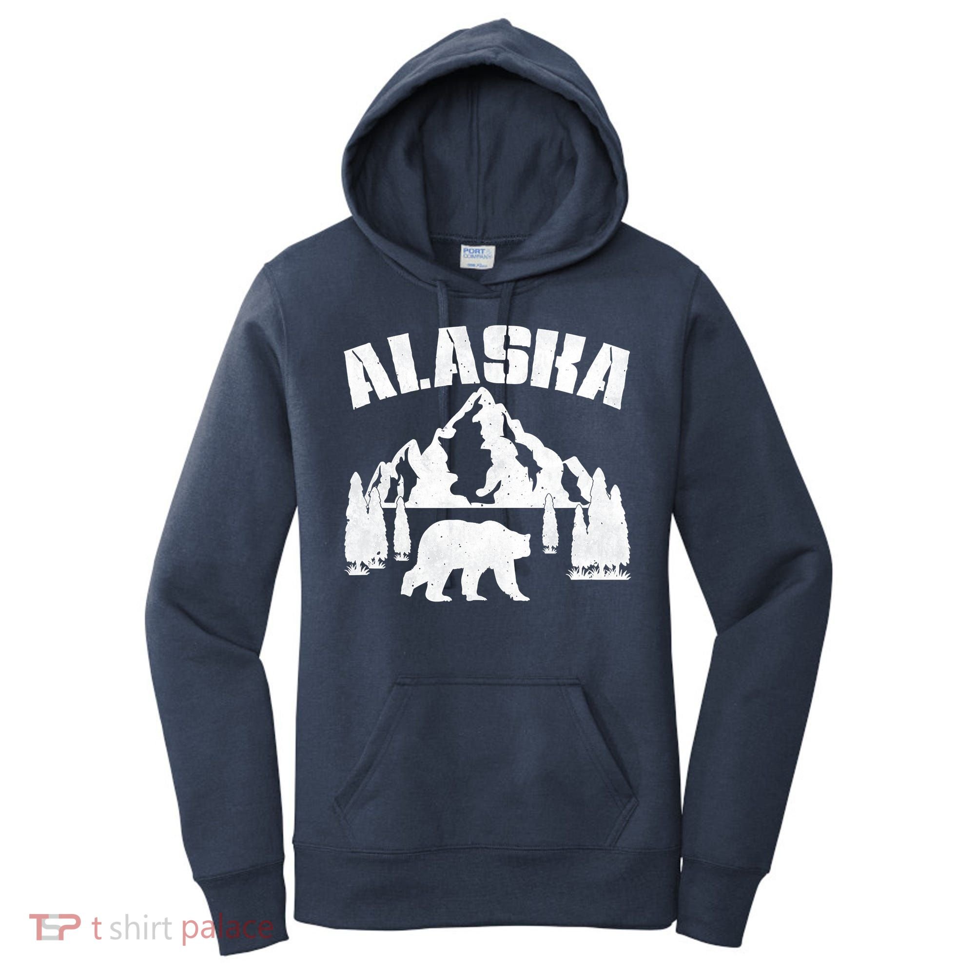 Alaska Mountains Forest Hunting Usa Women's Hoodie