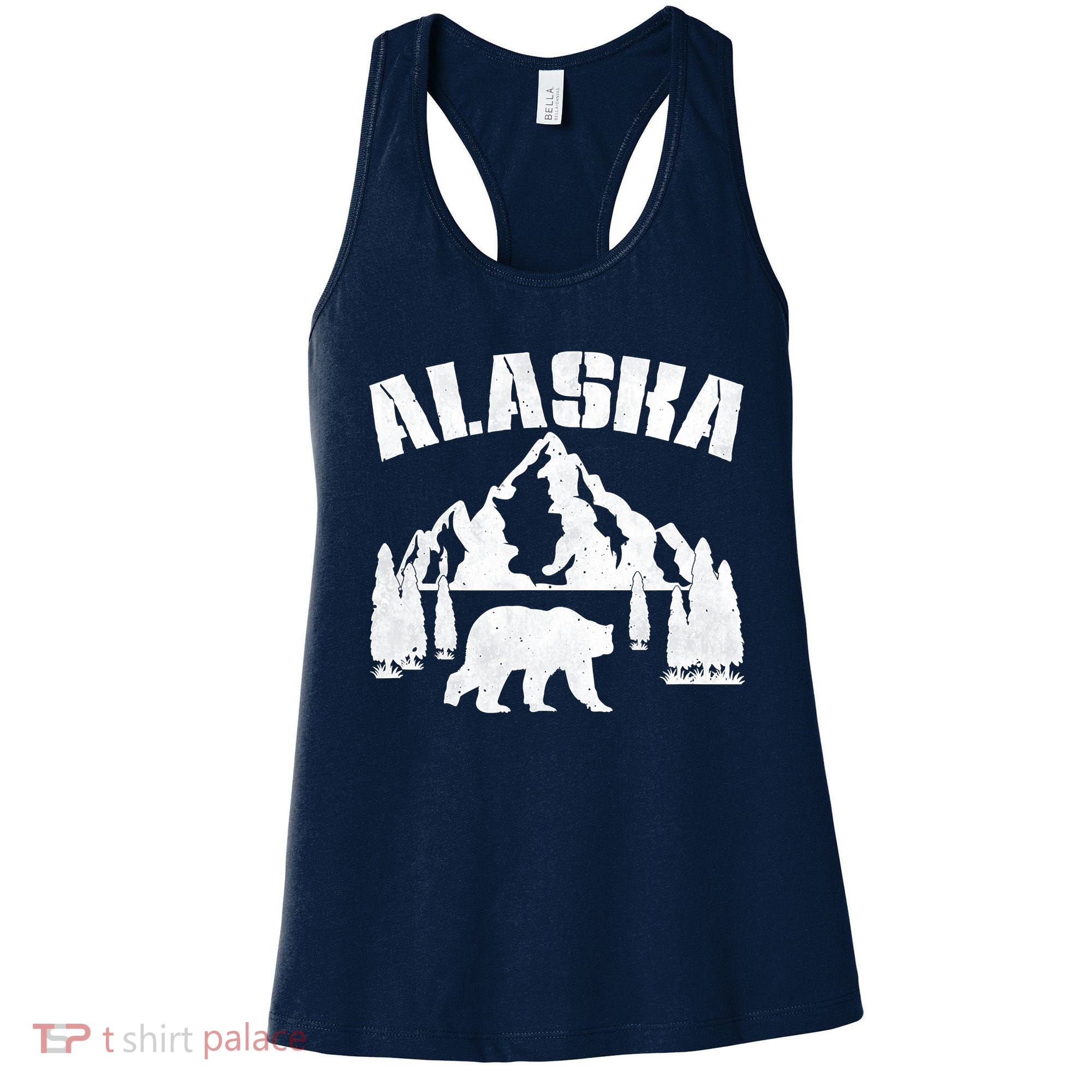 Alaska Mountains Forest Hunting Usa Women's Tank Top