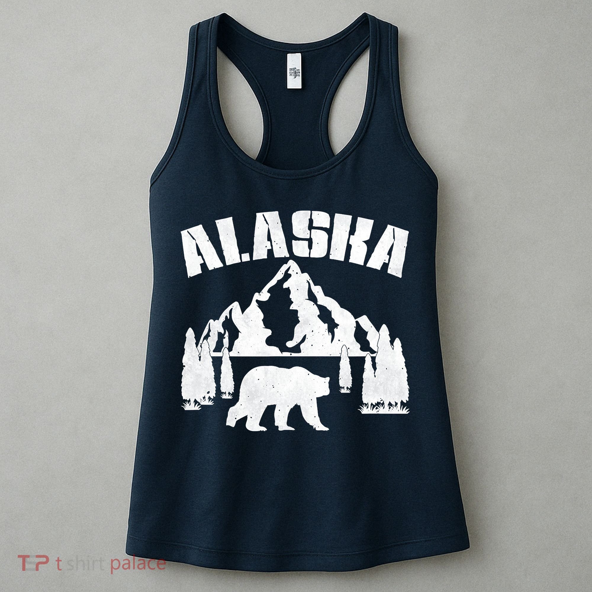 Alaska Mountains Forest Hunting Usa Women's Tank Top