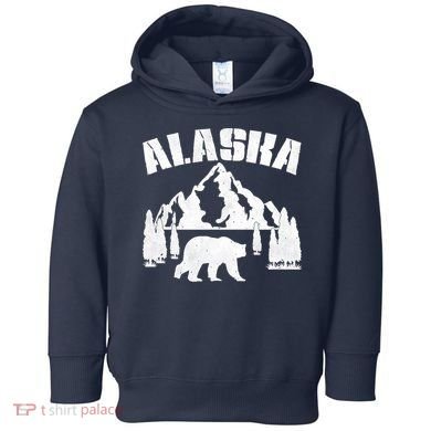 Alaska Mountains Forest Hunting Usa Toddler Hoodie
