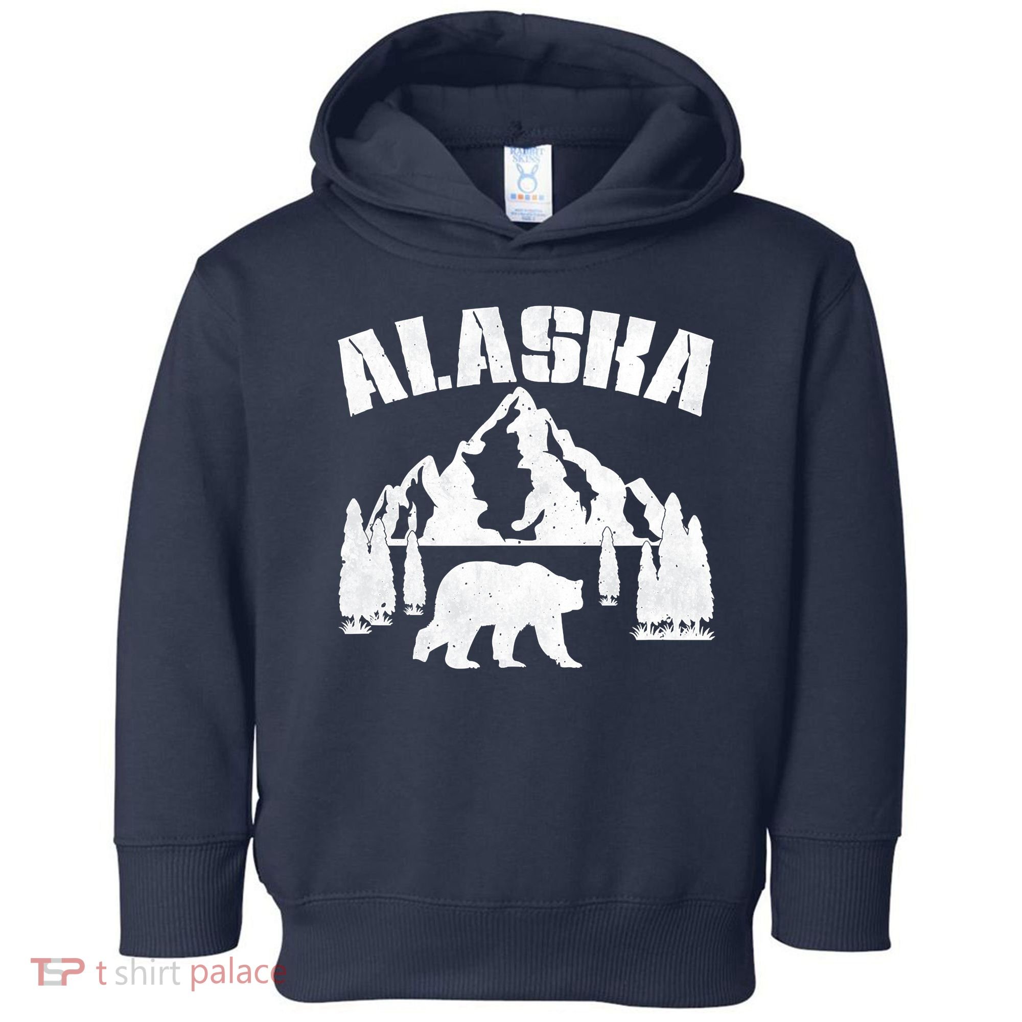 Alaska Mountains Forest Hunting Usa Toddler Hoodie