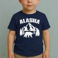 Alaska Mountains Forest Hunting Usa Toddler T-Shirt thumb 2