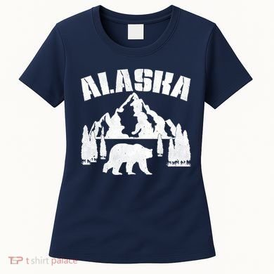 Alaska Mountains Forest Hunting Usa Women's T-Shirt