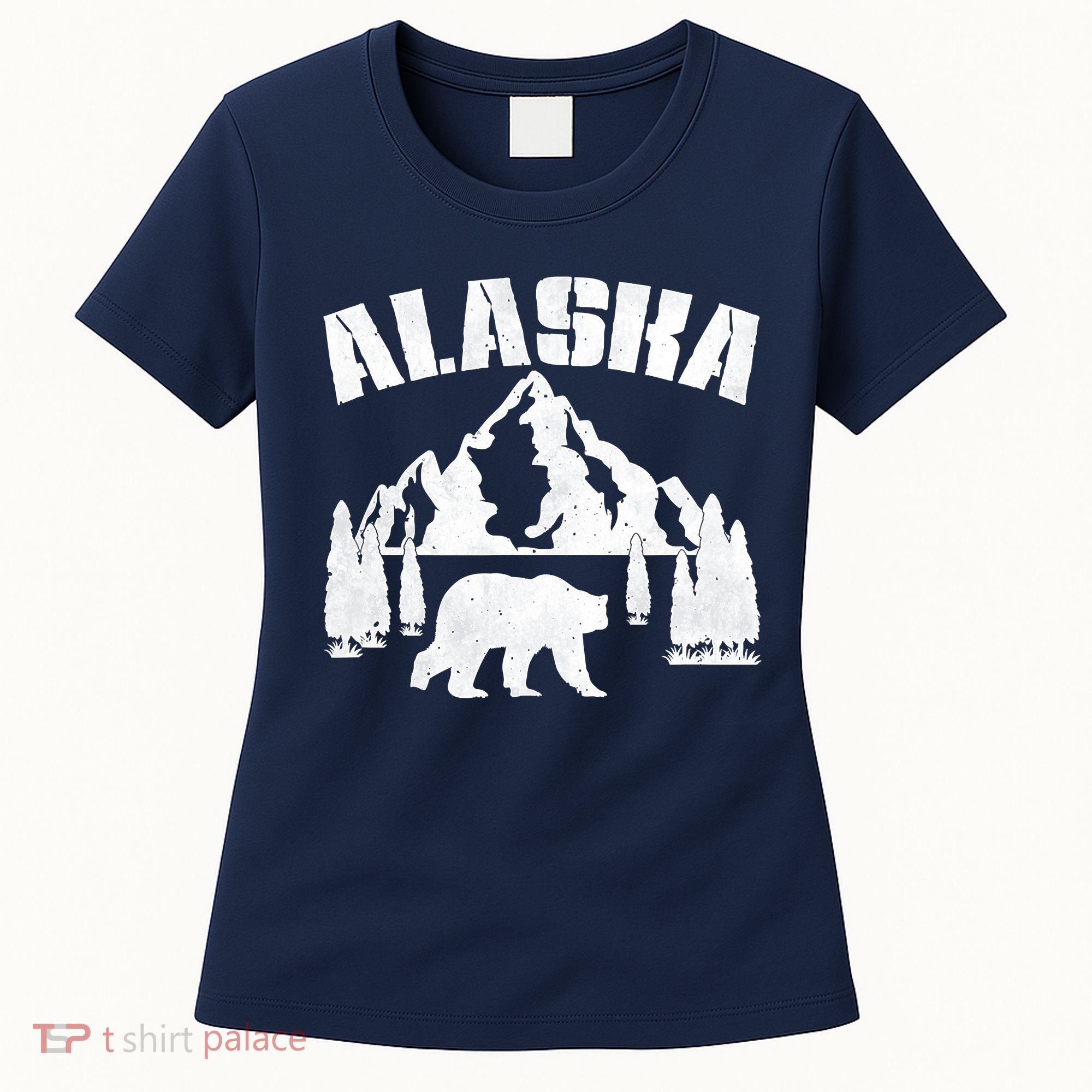 Alaska Mountains Forest Hunting Usa Women's T-Shirt