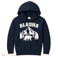 Alaska Mountains Forest Hunting Usa Kids Hoodie thumb 0