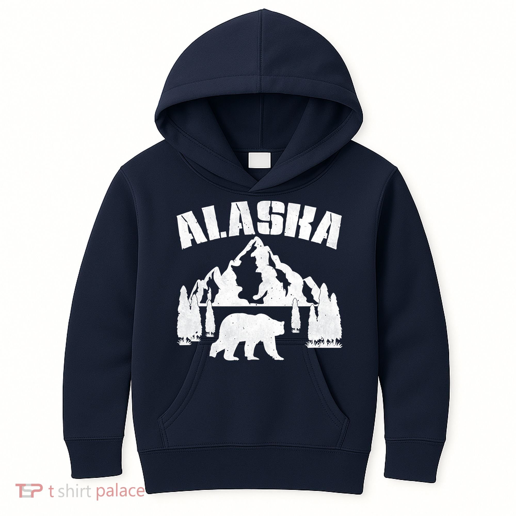 Alaska Mountains Forest Hunting Usa Kids Hoodie