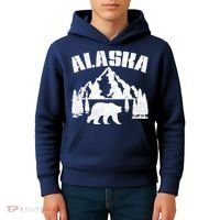 Alaska Mountains Forest Hunting Usa Kids Hoodie thumb 4