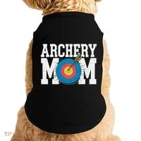Archery Mom Funny Gift Doggie Tank thumb 0