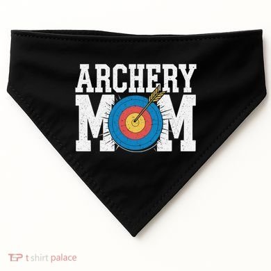 Archery Mom Funny Gift USA-Made Doggie Bandana