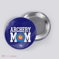 Archery Mom Funny Gift Button thumb 0