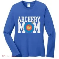 Archery Mom Funny Gift Women's Long Sleeve Shirt thumb 0