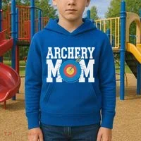 Archery Mom Funny Gift Kids Hoodie thumb 2