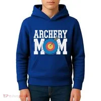 Archery Mom Funny Gift Kids Hoodie thumb 4