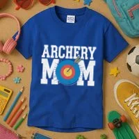 Archery Mom Funny Gift Kids T-Shirt thumb 3