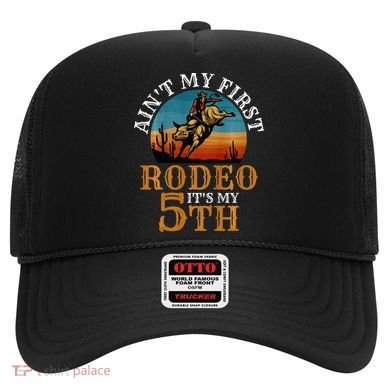 AinT My First Rodeo Bull Riding 5th Birthday Hat