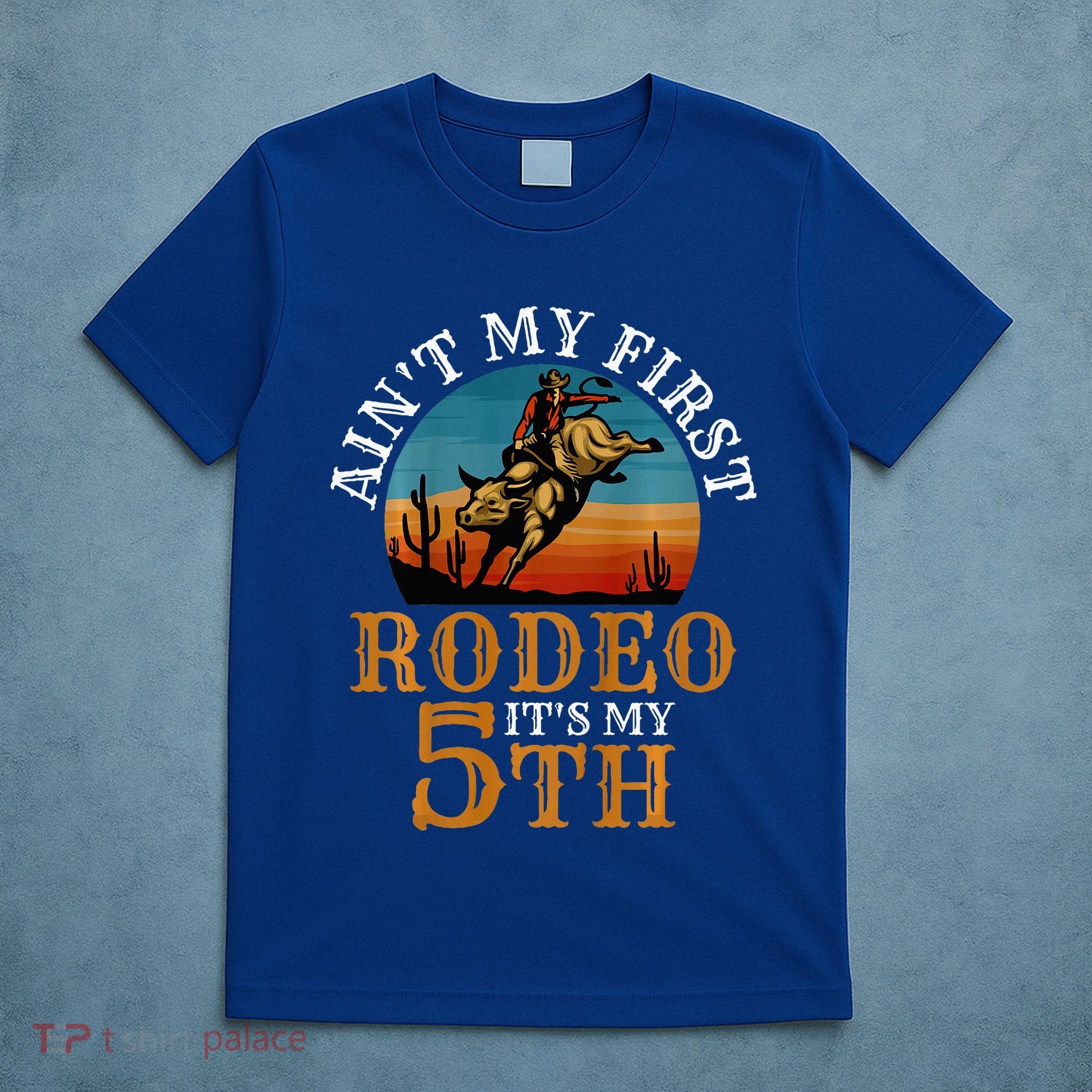 AinT My First Rodeo Bull Riding 5th Birthday T-Shirt