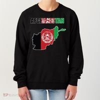 Afghanistan Map Flag Emblem Women's Sweatshirt thumb 0