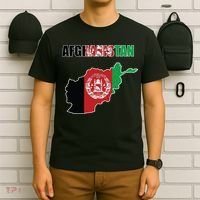 Afghanistan Map Flag Emblem T-Shirt thumb 6