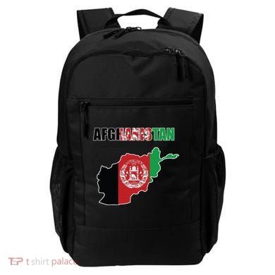 Afghanistan Map Flag Emblem Backpack