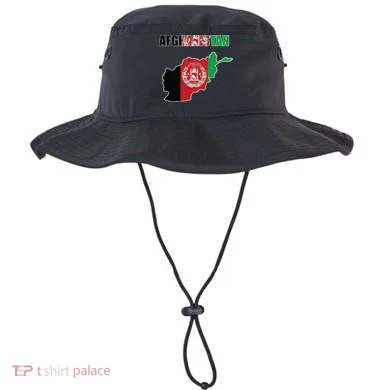 Afghanistan Map Flag Emblem Bucket Hat