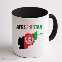 Afghanistan Map Flag Emblem Coffee Mug thumb 1