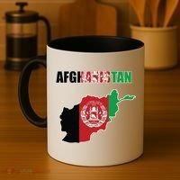 Afghanistan Map Flag Emblem Coffee Mug thumb 4